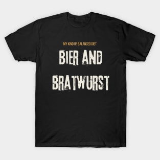 Bier and Bratwurst T-Shirt